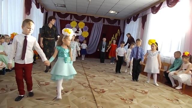 ДЕНЬ МАМЫ В ДЕТСКОМ САДУ. ТАНЕЦ ОТ НАШИХ ДЕТОК . смотреть онлайн