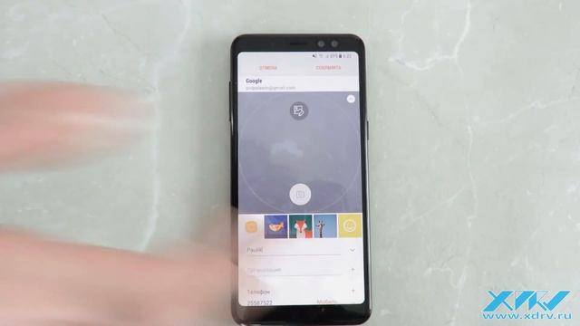 Как установить фото на контакт в Samsung Galaxy A8+ (2018) (XDRV.RU) смотреть онлайн