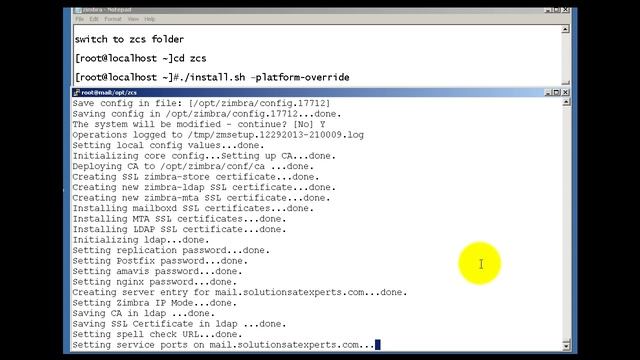 Zimbra mail server installation steps - part 2/2 смотреть онлайн