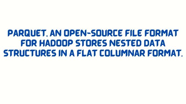Explaining the Row vs. Columnar Big Data File Formats (AVRO | PARQUET | ORC) (Part - 2) смотреть онлайн
