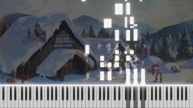 Snowy - Piano Tutorial / Cover (Undertale OST) FREE MIDI смотреть онлайн