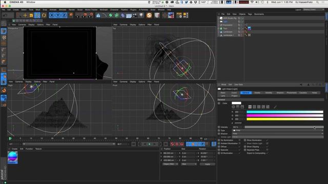 Cinema 4D Tutorial - How to Quickly Create a Topographic Map in Cinema 4D смотреть онлайн