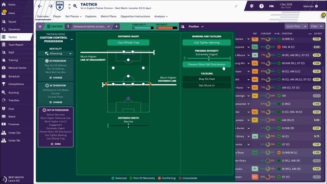 FM19 RockTactic - Football Manager 2019 (patch 19.3.5) смотреть онлайн