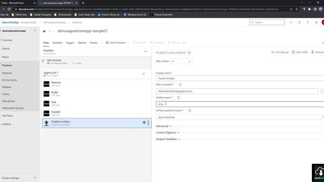 Azure DevOps Build Pipeline | CI/CD | Create .Net Core Build Pipeline смотреть онлайн