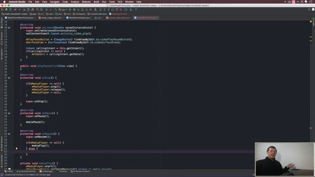 Android development tutorial creating media thumbnail viewer - Part 10 MediaPlayer смотреть онлайн