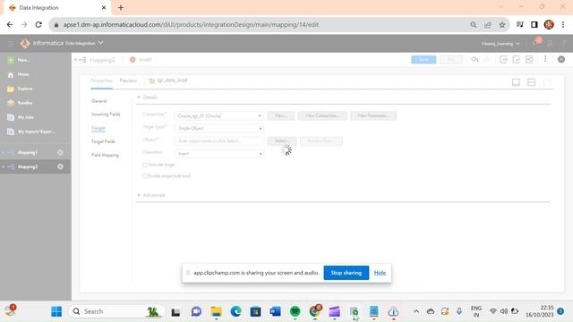 Informatica(IICS):- First mapping to load data from Oracle source table to Oracle target table 2 смотреть онлайн