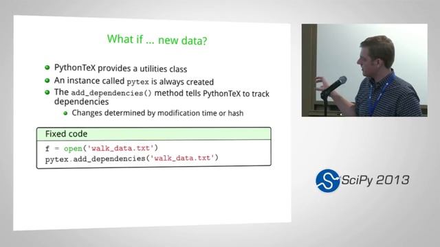 Reproducible Documents with PythonTeX; SciPy 2013 Presentation смотреть онлайн