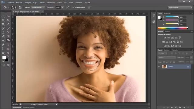 Photoshop CS6 Introductorio 19 Sobreexponer Subexponer Esponja смотреть онлайн