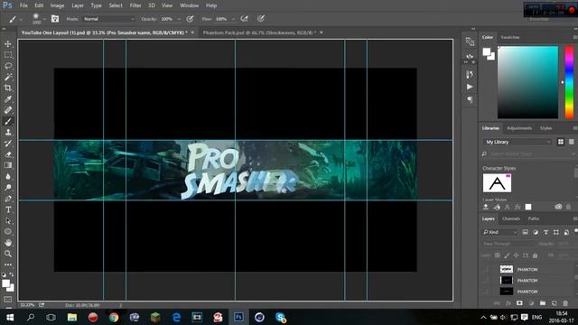 Banner Speedart - Pro Smasher - Photoshop CS6/C4D смотреть онлайн