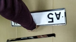 Как вставить номер в рамку AVS «хром»