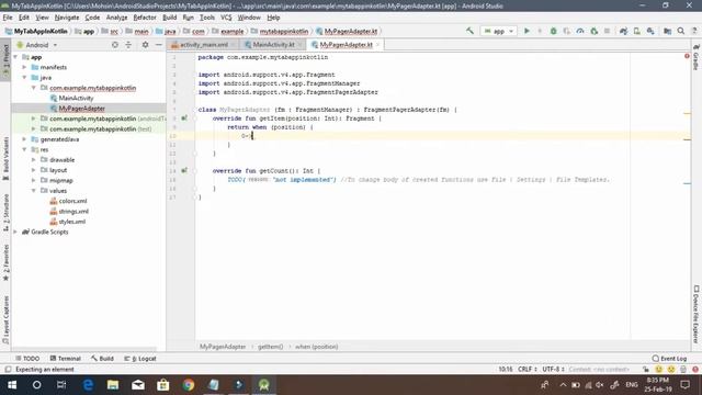 TabLayout in Kotlin смотреть онлайн