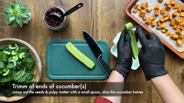 Try This Sweet Potato Salad With Spinach | Colorful And Vegan Salad