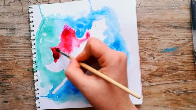 Как нарисовать ЛИСТ КЛЁНА с построением пошагово | Рисуем кленовый лист акварелью смотреть онлайн