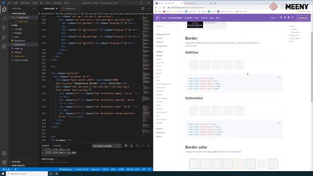 Bootstrap4 - Responsive Border Utilities смотреть онлайн