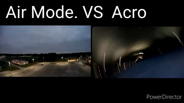 Air Mode Test vs Acro Mode смотреть онлайн