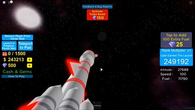 3-2-1 Blast Off Simulator Roblox NEW Update Rank Up System Added. смотреть онлайн