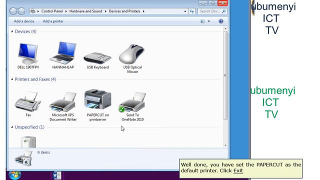setting and configure printer and full process on how to print a word document on pc смотреть онлайн