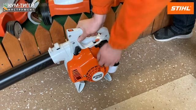 Инструкция по запуску бензиновой воздуходувки STIHL (BG50, SH50) смотреть онлайн