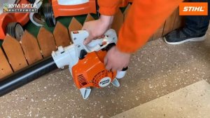 Инструкция по запуску бензиновой воздуходувки STIHL (BG50, SH50)