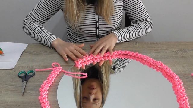 Cómo decorar tu cuarto / Espejo reciclado estilo macramé/ Espejo rosa смотреть онлайн