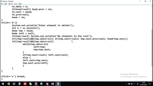 Java DS 12 - Delete Element in Doubly Linked List смотреть онлайн