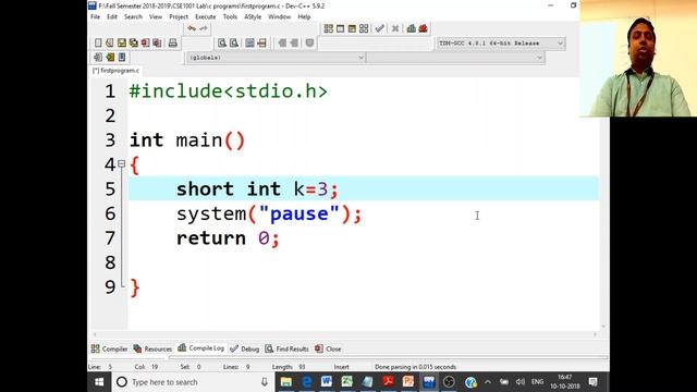 20-C Programming (Introduction to C,Data types,printf,scanf) смотреть онлайн