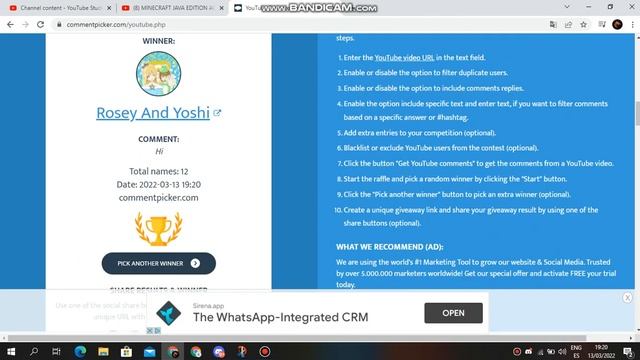 MINECRAFT JAVA FIRST ACCOUNT WINNER ! SEND ME YOUR EMAIL IN COMMENT BOX смотреть онлайн