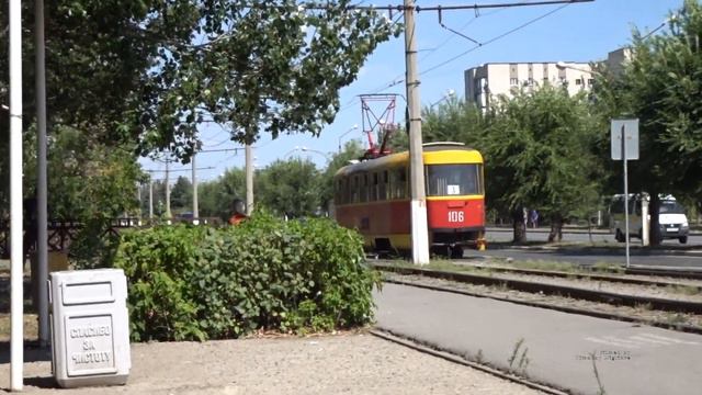 Трамвай в Волжском -Trams In Volzhsky, Russia (Stuck In Time)
