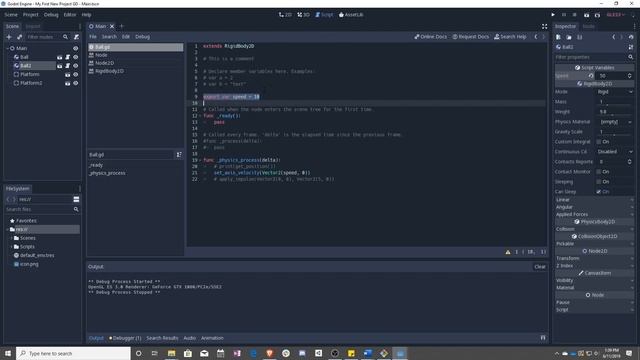 Godot 3.1 GDScript - Lesson 8 - Variables and Constructors смотреть онлайн