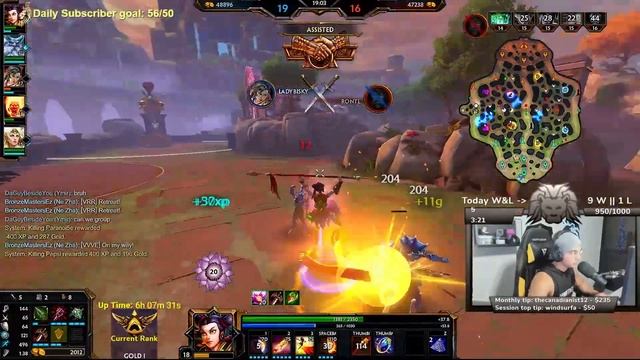 NE ZHA BRONZE TO MASTERS 26 HOUR SMITE CHALLENGE GAME 10 смотреть онлайн