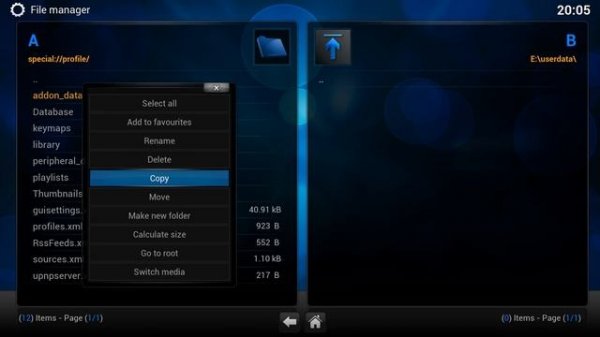 Kodi - Using The File Manager