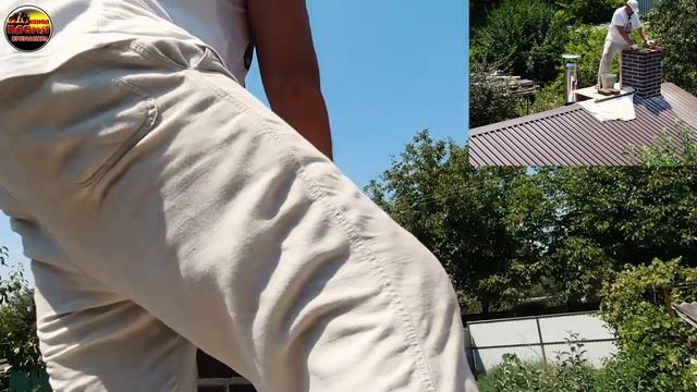 Дымоход 3 часть Труба барбекю на белом шве своими руками смотреть онлайн