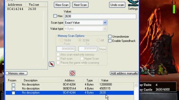 Epic War cheat (Cheat Engine)