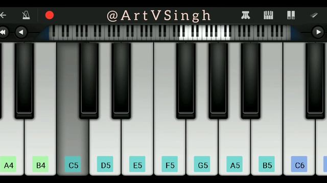 Pyaar Diwaanaa Hotaa Hai Old Romantic Hindi Song, Mobile Piano Notes, Piano Cover Song смотреть онлайн
