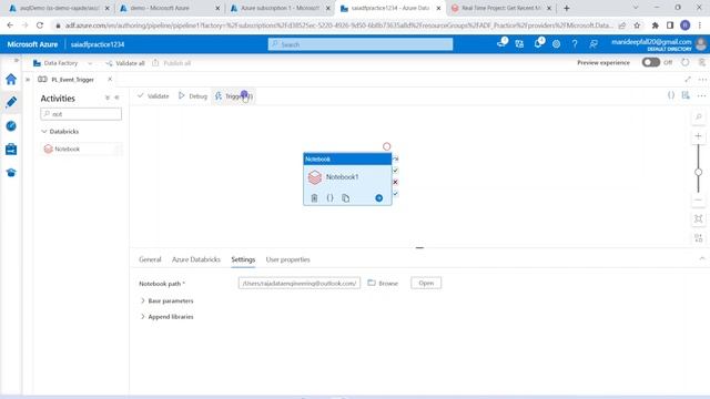 89. Databricks | Pyspark | Notebook Scheduling through Event Based Trigger using Azure Data Factory смотреть онлайн