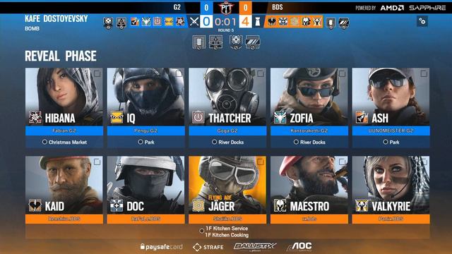 OGA PIT TOM CLANCY’S RAINBOW SIX® MINOR POWERED BY AMD AND SAPPHIRE EU Closed Qualifiers - G2 vs смотреть онлайн