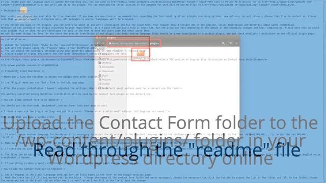 Contact Form WordPress Plugin - Installation Tutorial - Version 3.89 смотреть онлайн