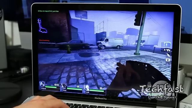 Gaming on 15-Inch Quad-Core MacBook Pro: Left 4 Dead 2 (Early 2011) смотреть онлайн