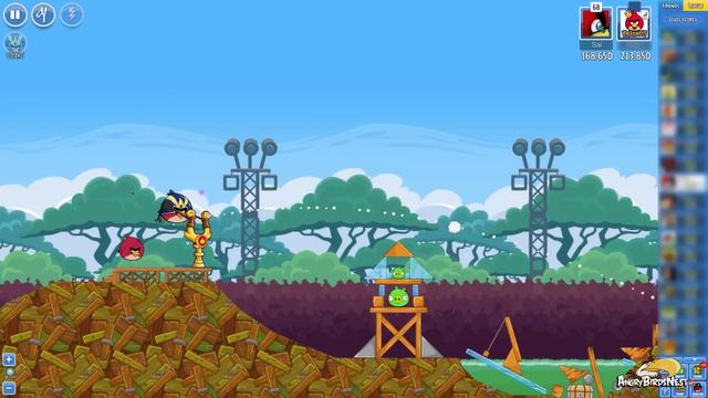 Angry Birds Friends Tournament Level 6 Week 145 Power Up Highscore Walkthrough смотреть онлайн