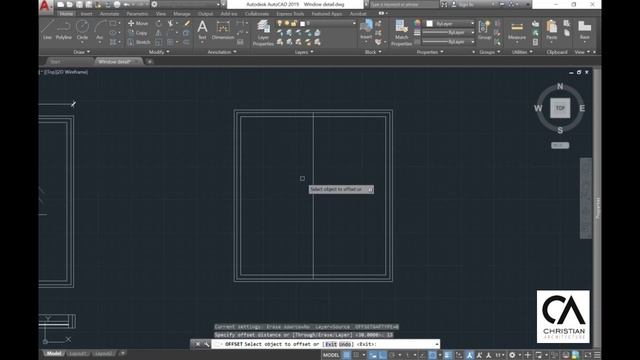 How to draw windows in Autocad смотреть онлайн