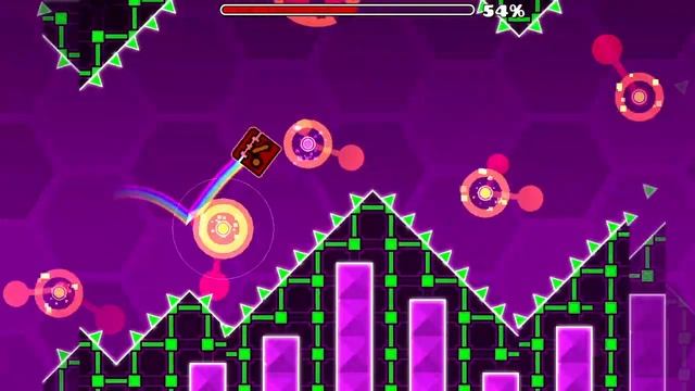 HEXAGON FORCE GEOMETRY DASH 3 монеты прохождение! смотреть онлайн