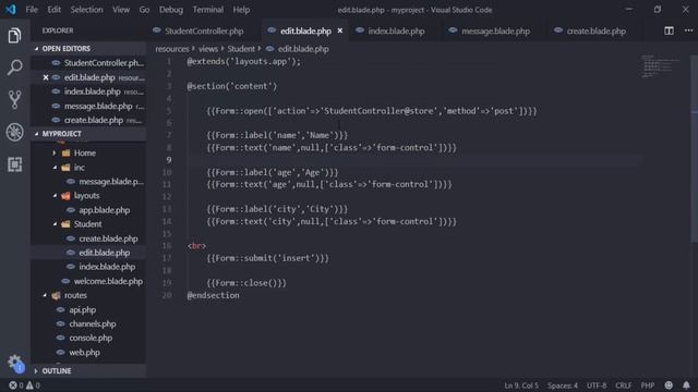14-Edit/Update Data in Database Laravel || Laravel Framework 5.8 Tutorial (Urdu/Hindi) смотреть онлайн