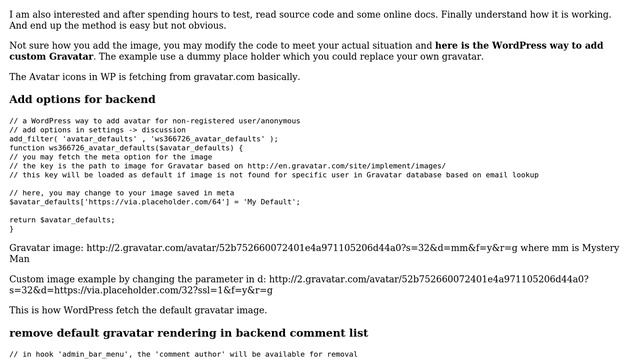 Wordpress: Comment author profile image смотреть онлайн