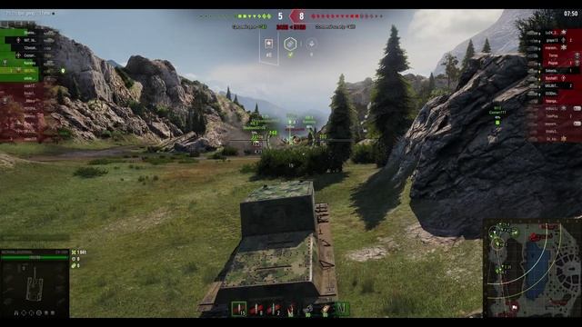 Когда противник поверил в себя-8. Карта Ласвилль. СУ-100Y. смотреть онлайн