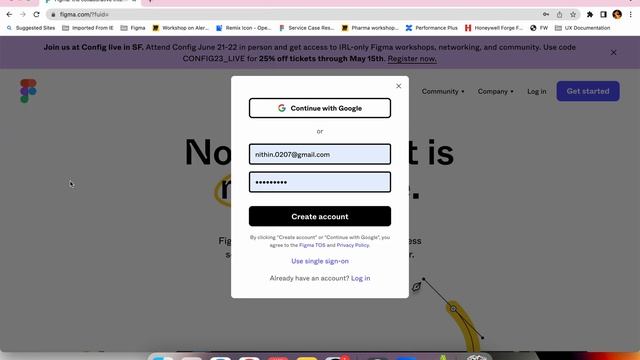 Get Started With Figma: Signup Using Gmail Account