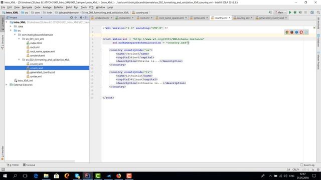 Начало работы с XML. Основы Java EE. Урок 1 смотреть онлайн