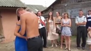 Деревенская свадьба! Приколы на свадьбе.