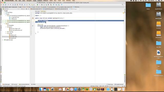Android Studio Tutorial My Register Login MySql Php Demo смотреть онлайн