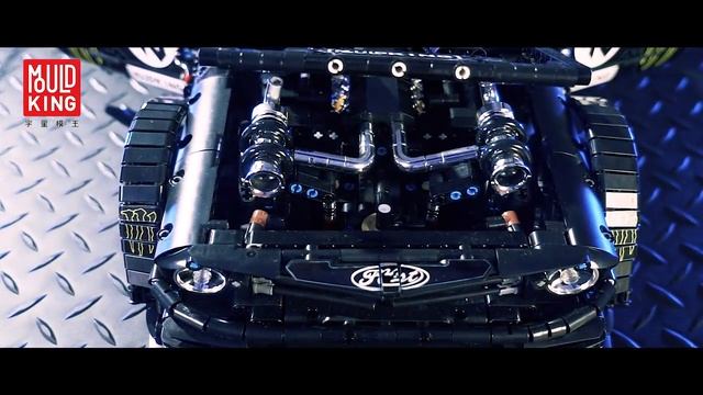 Mould King 13108 Ford Mustang Hoonicorn V2 Bricks Toys смотреть онлайн