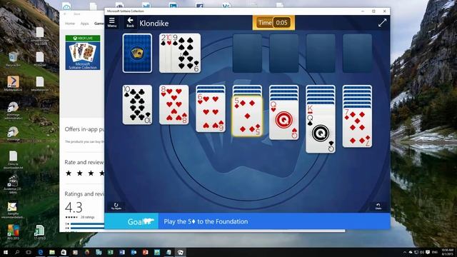 Windows 10: Solitaire is back again, but with challenges & credits now. смотреть онлайн